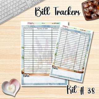 Kit 38    Full Page Bill Tracker