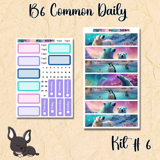 Kit # 6    B6 Common Planner Daily Kit
