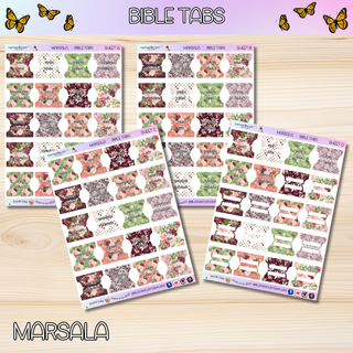 MARSALA       BIBLE TABS