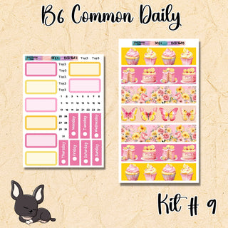 Kit # 9    B6 Common Planner Daily Kit