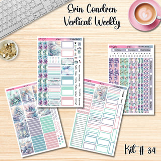 Kit 34       Erin Condren Vertical Planner Weekly Kit