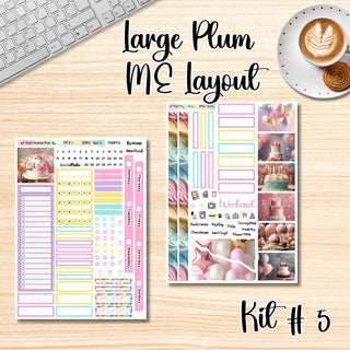 Kit # 5        Large Plum Paper ME Layout