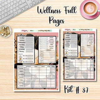 Kit 37 Wellness Full Page Trackers