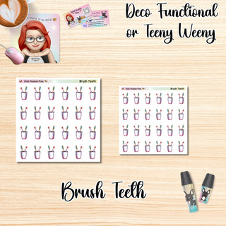 BRUSH TEETH Deco Functional/Teeny Weeny