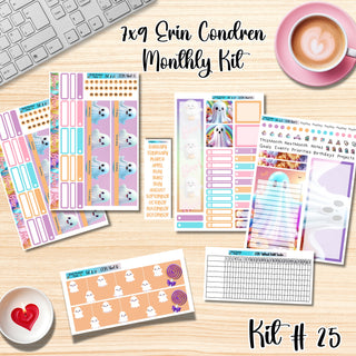 Kit 25       7x9 Erin Condren ANY Month Planner Kit