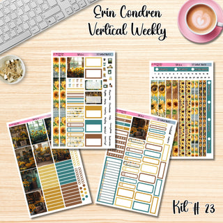 Kit 23       Erin Condren Vertical Planner Weekly Kit