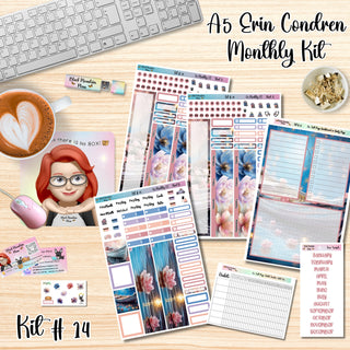 Kit 14        A5 Erin Condren ANY Month Planner Kit