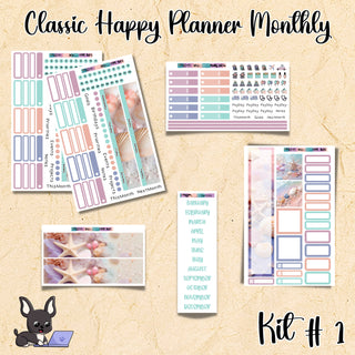Kit # 1        Classic Happy Planner ANY Monthly Kit