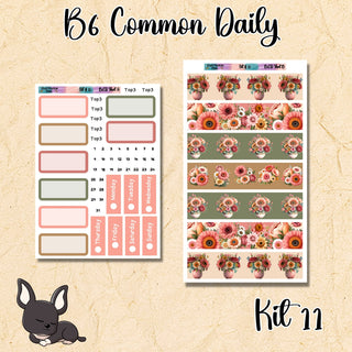 Kit 11    B6 Common Planner Daily Kit