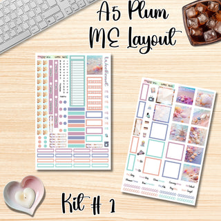 Kit # 1       A5 Plum Paper ME Layout