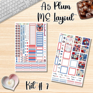 Kit # 7       A5 Plum Paper ME Layout