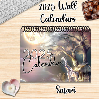 SAFARI 2025 WALL CALENDAR