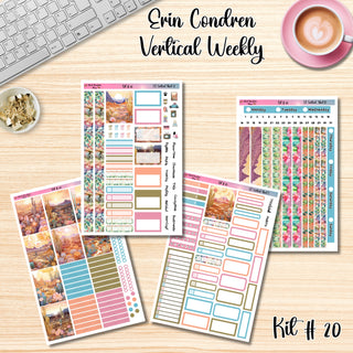 Kit 20       Erin Condren Vertical Planner Weekly Kit