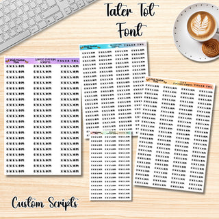 TATER TOT Custom Scripts