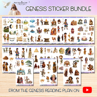 GENESIS Sticker Bundle All 30 Genesis Sticker Sheets 20% Off Savings