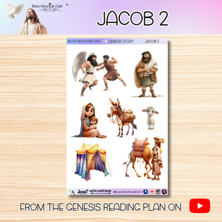 Jacob 2 Genesis Bible Journaling Sticker Sheet