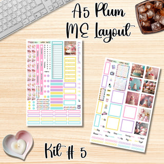 Kit # 5       A5 Plum Paper ME Layout