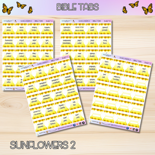 SUNFLOWERS 2     BIBLE TABS