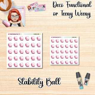 STABILITY BALL Deco Functional/Teeny Weeny