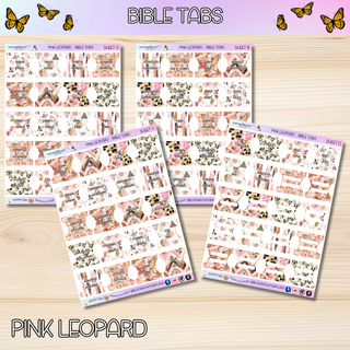 PINK LEOPARD       BIBLE TABS