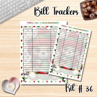 Kit 36    Full Page Bill Tracker