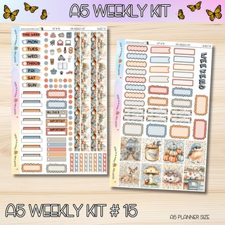 Kit # 15 A5 Weekly Kits