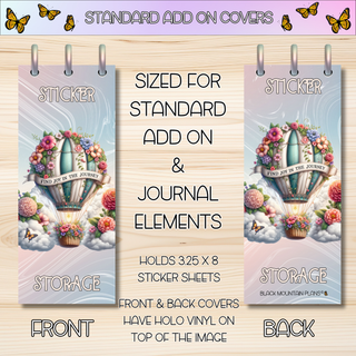 Option # 1 Laminated Covers & Sticker Storage Covers