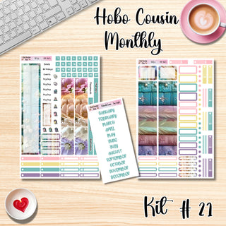 Kit 21    A5 Hobonichi Cousin ANY Monthly Kit