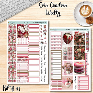 Kit 41       Erin Condren Weekly ( Vertical and Hourly)