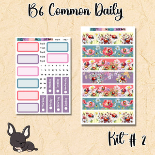 Kit # 2    B6 Common Planner Daily Kit