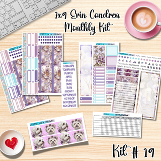 Kit 19       7x9 Erin Condren ANY Month Planner Kit