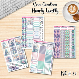 Kit 34       Hourly Erin Condren Weekly