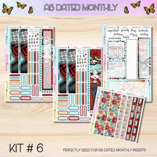 Kit # 6 A5 DATED Any Month Monthly Kits