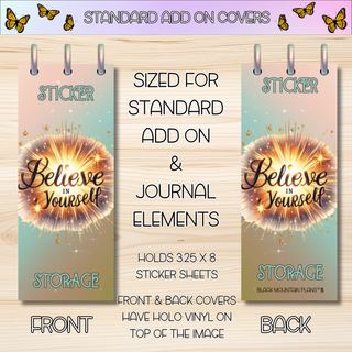 Option # 3 Laminated Covers & Sticker Storage Covers