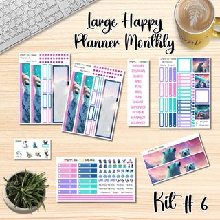 Kit # 6   Large Happy Planner ANY Monthly Kit