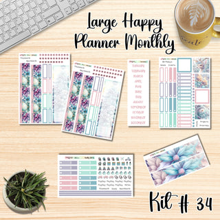 Kit 34   Large Happy Planner ANY Monthly Kit