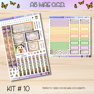 Kit # 10  A5 MAE O.C.D. (Organized Compact Dashboard)