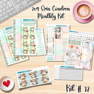 Kit 12       7x9 Erin Condren ANY Month Planner Kit