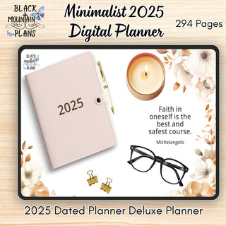 Minimalist 2025 Digital Planner