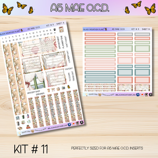 Kit # 11  A5 MAE O.C.D. (Organized Compact Dashboard)