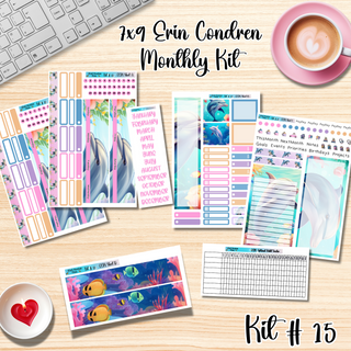 Kit 15       7x9 Erin Condren ANY Month Planner Kit