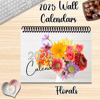 FLORALS 2025 WALL CALENDAR