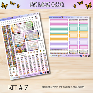 Kit # 7  A5 MAE O.C.D. (Organized Compact Dashboard)