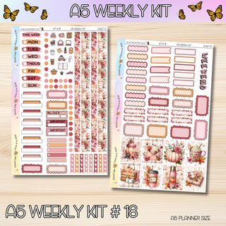 Kit # 18 A5 Weekly Kits
