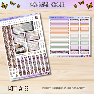Kit # 9  A5 MAE O.C.D. (Organized Compact Dashboard)