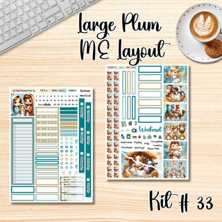 Kit 33      Large Plum Paper ME Layout