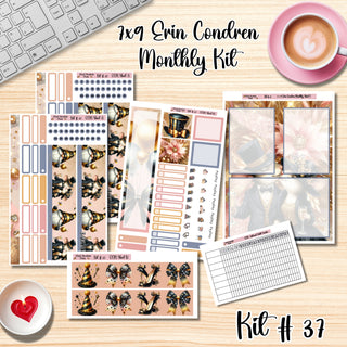 Kit 37       7x9 Erin Condren JANUARY Monthly Planner Kit