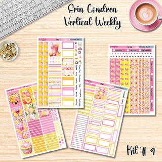 Kit # 9       Erin Condren Vertical Planner Weekly Kit