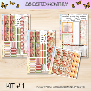 Kit # 1 A5 DATED Any Month Monthly Kits