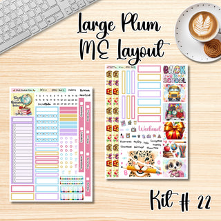 Kit 22      Large Plum Paper ME Layout